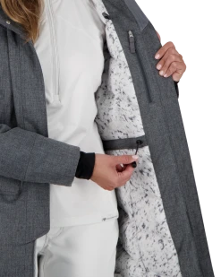 Obermeyer Sojourner Down Jacket - Charcoal -Obermeyer Sales Store WebZoom 1110615006 S05 MODDET1