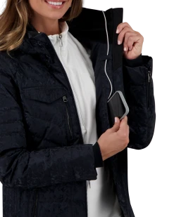 Obermeyer Devon Down Jacket - Black Frost -Obermeyer Sales Store WebZoom 1113921024 S07 MODDET3