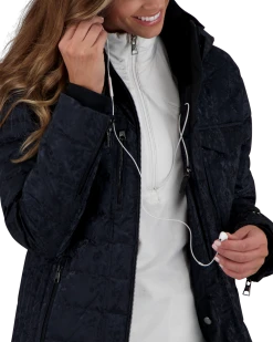 Obermeyer Devon Down Jacket - Black Frost -Obermeyer Sales Store WebZoom 1113921024 S08 MODDET4