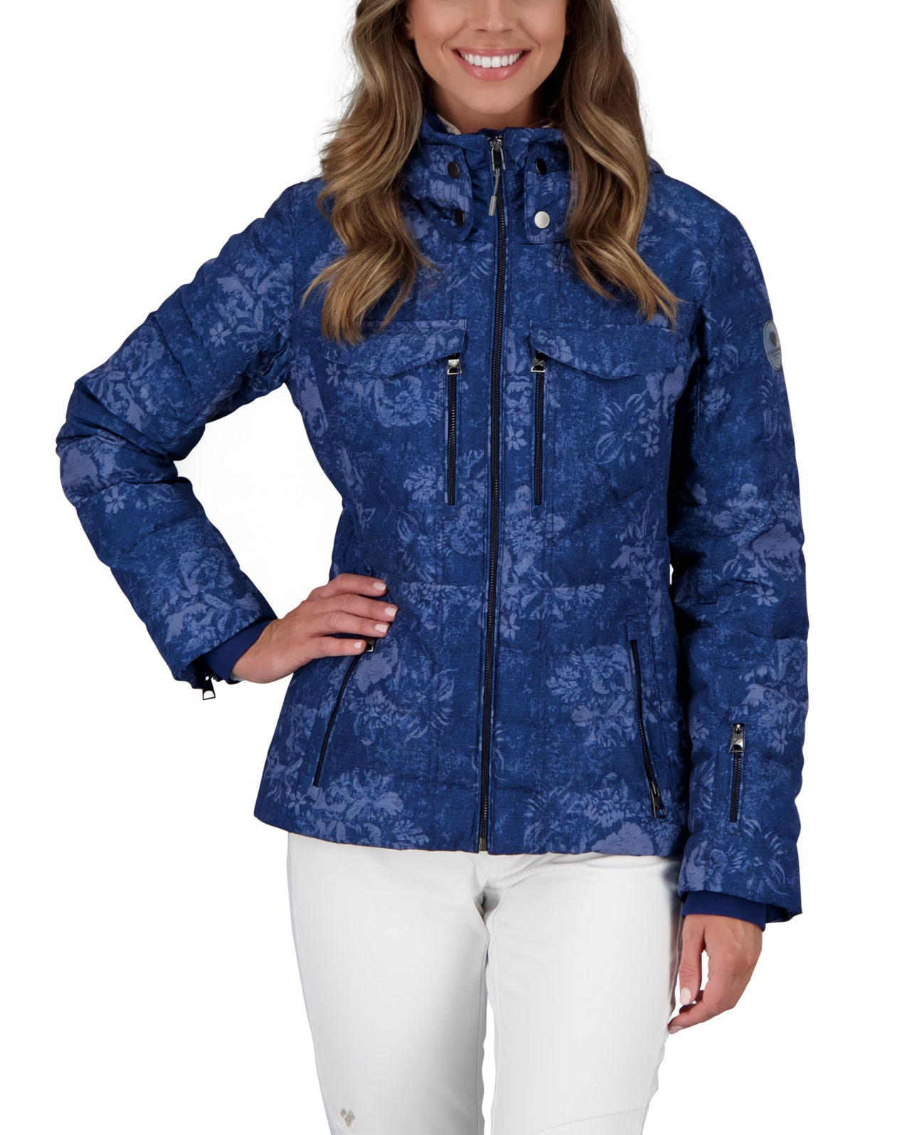Obermeyer Devon Down Jacket - Denim Blues 2 Obermeyer Devon Down Jacket - Denim Blues