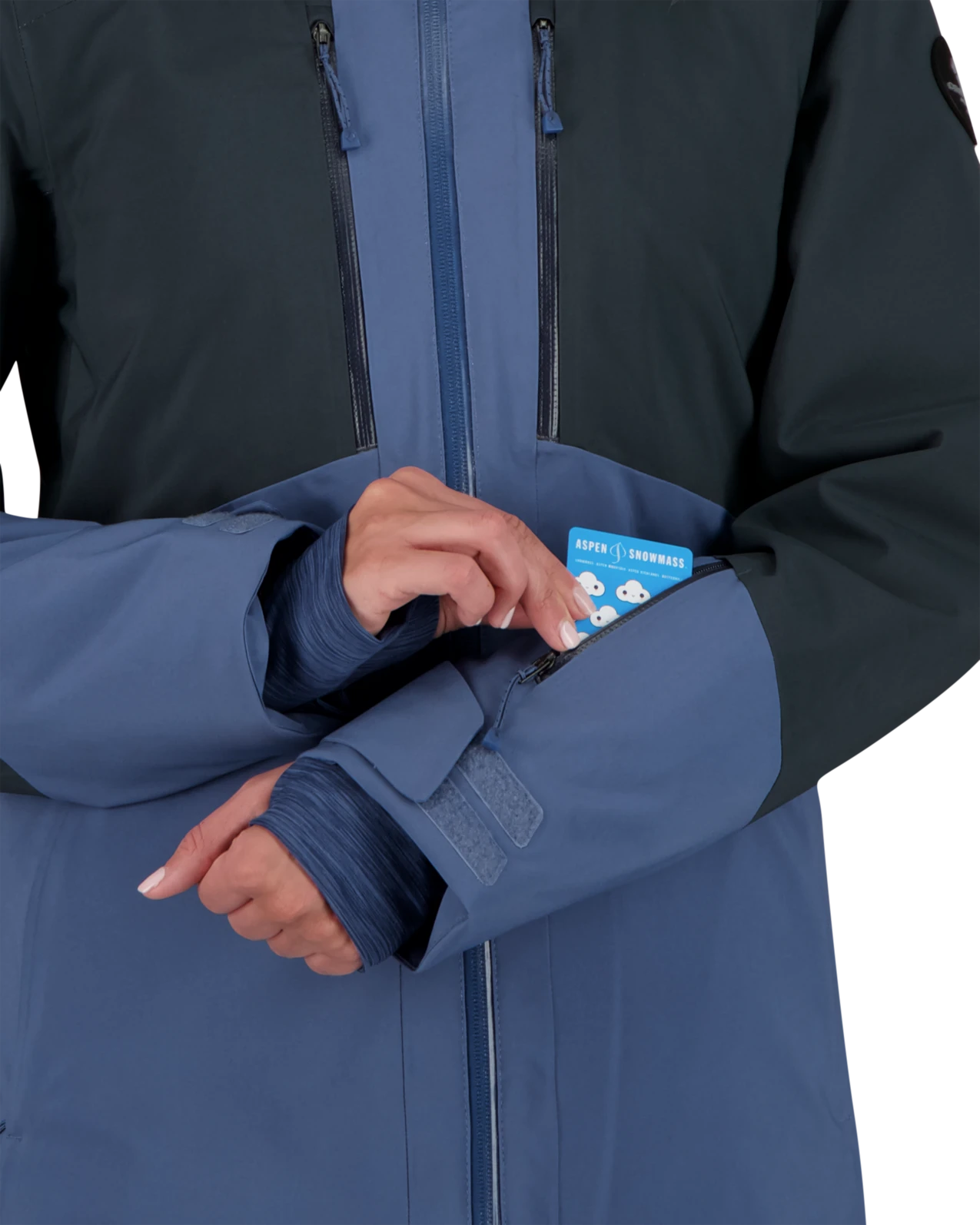 Obermeyer Cecilia Jacket - Blue Ash 7 Obermeyer Cecilia Jacket - Blue Ash - Image 5