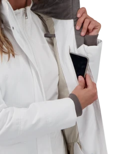 Obermeyer Tuscany Elite Jacket - White -Obermeyer Sales Store WebZoom 1116016010 S06 MODDET2