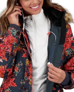 Obermeyer Tuscany II Jacket - Sunset Floral -Obermeyer Sales Store WebZoom 1116421130 S07 MODDET3