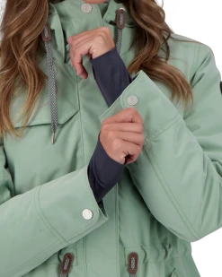 Obermeyer Celestia Jacket - Eucalyptus -Obermeyer Sales Store WebZoom 1117021186 S06 MODDET2