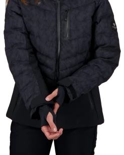 Obermeyer Cosima Down Jacket - Black Ice -Obermeyer Sales Store WebZoom 1117321111 S05 MODDET1