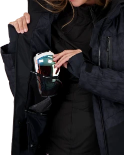 Obermeyer Cosima Down Jacket - Black Ice -Obermeyer Sales Store WebZoom 1117321111 S09 MODDET5
