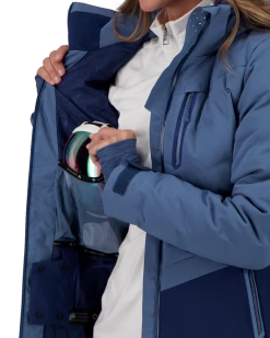 Obermeyer Cosima Down Jacket - Blue Ash -Obermeyer Sales Store WebZoom 1117321168 S09 MODDET5