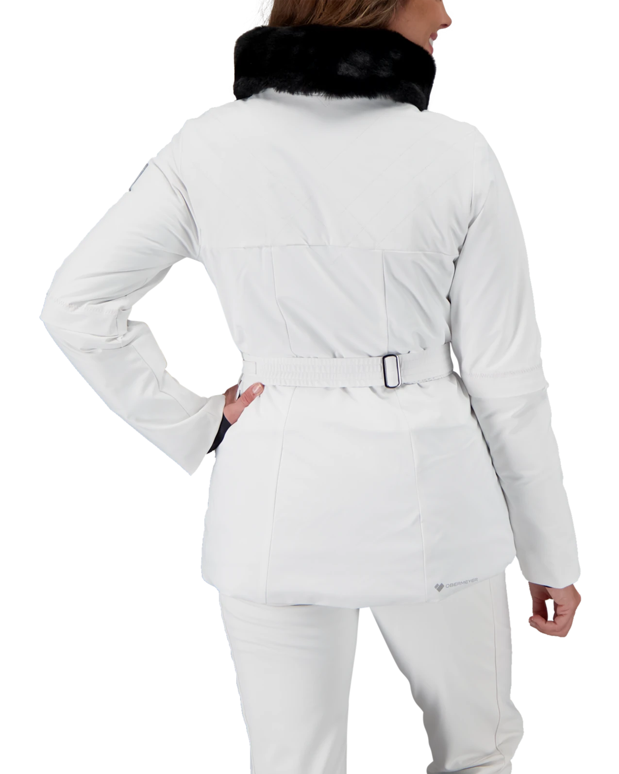 Obermeyer Theia Jacket - White 4 Obermeyer Theia Jacket - White - Image 2