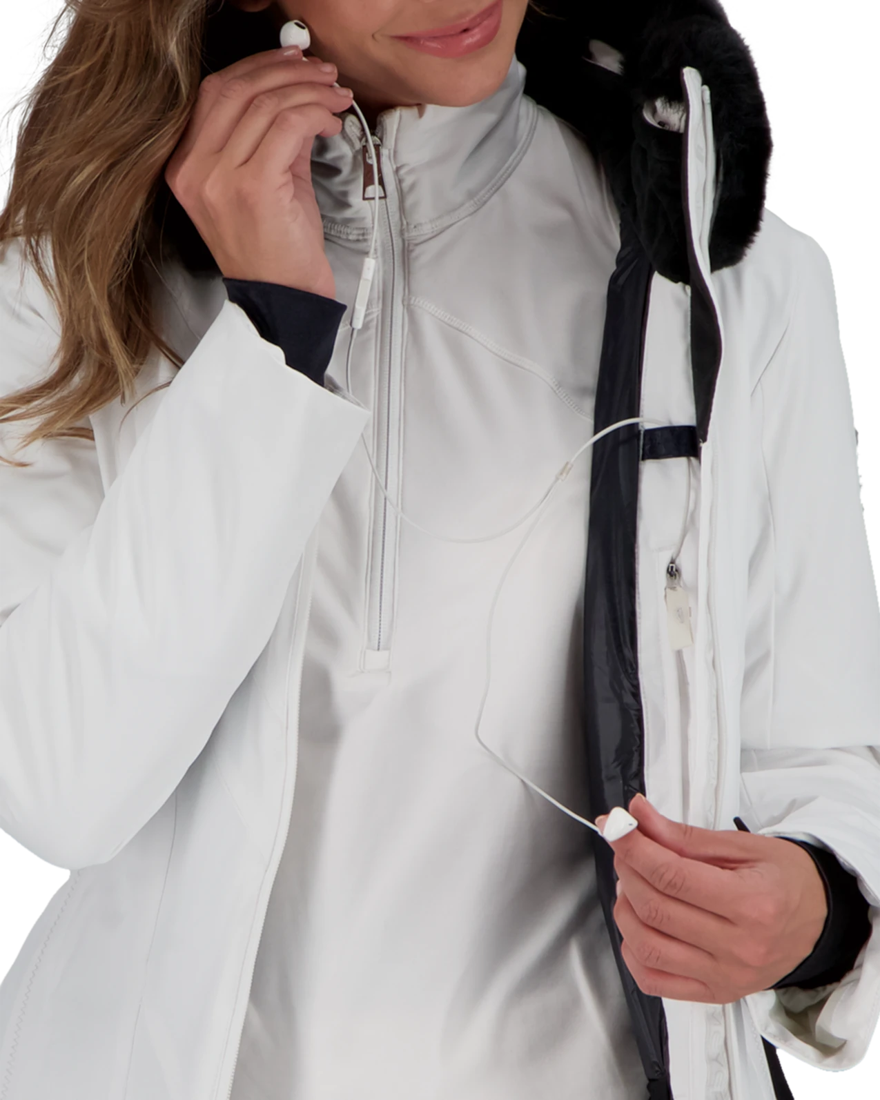 Obermeyer Theia Jacket - White 12 Obermeyer Theia Jacket - White - Image 10