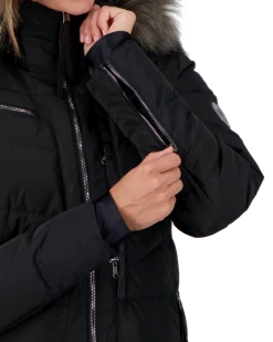 Obermeyer Circe Down Jacket - Black -Obermeyer Sales Store WebZoom 1117616009 S06 MODDET2