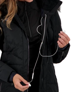 Obermeyer Circe Down Jacket - Black -Obermeyer Sales Store WebZoom 1117616009 S08 MODDET4