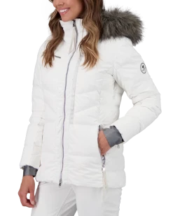 Obermeyer Circe Down Jacket - White -Obermeyer Sales Store WebZoom 1117616010 S04 MODSDE