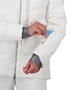 Obermeyer Circe Down Jacket - White -Obermeyer Sales Store WebZoom 1117616010 S05 MODDET1