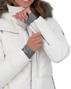 Obermeyer Circe Down Jacket - White -Obermeyer Sales Store WebZoom 1117616010 S06 MODDET2