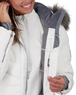 Obermeyer Circe Down Jacket - White -Obermeyer Sales Store WebZoom 1117616010 S08 MODDET4