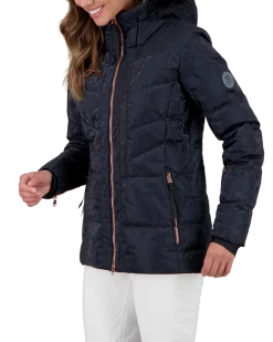 Obermeyer Circe Down Jacket - Black Frost -Obermeyer Sales Store WebZoom 1117621024 S04 MODSDE