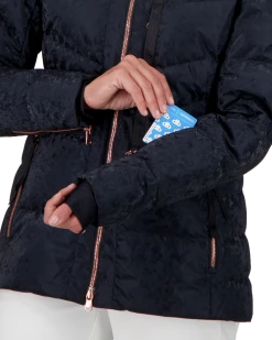 Obermeyer Circe Down Jacket - Black Frost -Obermeyer Sales Store WebZoom 1117621024 S05 MODDET1