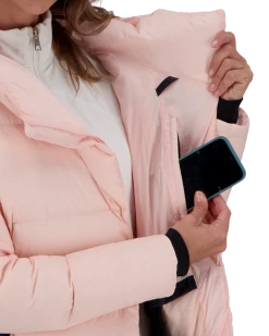 Obermeyer Calypso Down Jacket - Pink Sand -Obermeyer Sales Store WebZoom 1117921050 S06 MODDET2