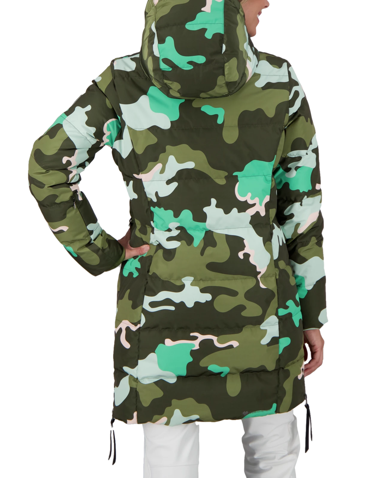 Obermeyer Hemera Down Parka - Jasmint Camo 4 Obermeyer Hemera Down Parka - Jasmint Camo - Image 2