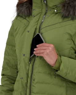 Obermeyer Blossom Down Parka W/Faux - Saguaro -Obermeyer Sales Store WebZoom 1118121189 S08 MODDET4