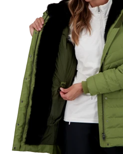 Obermeyer Blossom Down Parka W/Faux - Saguaro -Obermeyer Sales Store WebZoom 1118121189 S09 MODDET5