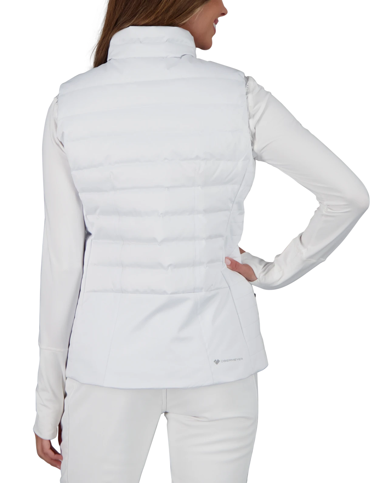 Obermeyer Nieve Down Vest - White 4 Obermeyer Nieve Down Vest - White - Image 2