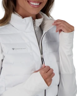 Obermeyer Nieve Down Vest - White 11 Obermeyer Nieve Down Vest - White -Obermeyer Sales Store WebZoom 1405616010 S06 MODDET2