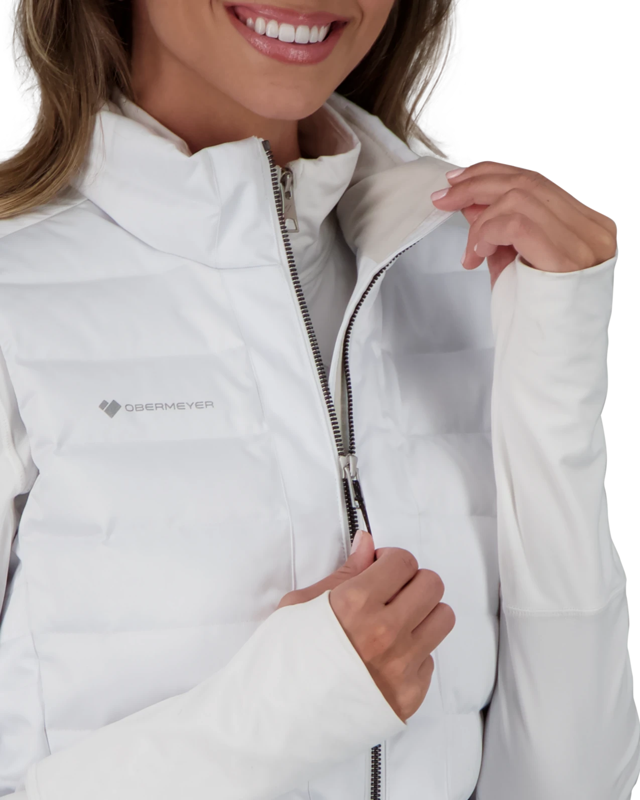 Obermeyer Nieve Down Vest - White 7 Obermeyer Nieve Down Vest - White - Image 5