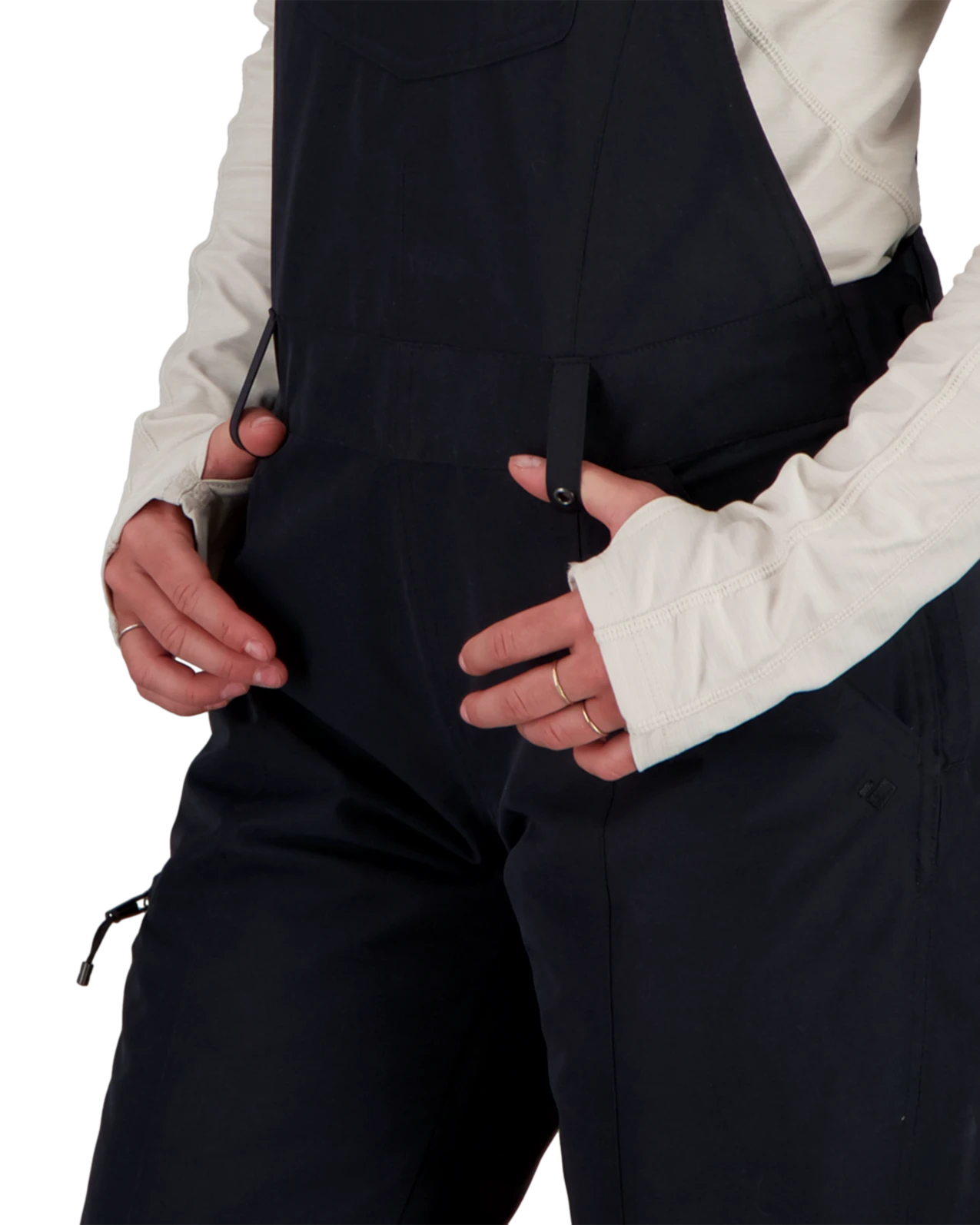 Obermeyer Malta Bib Overalls - Black 8 Obermeyer Malta Bib Overalls - Black - Image 6