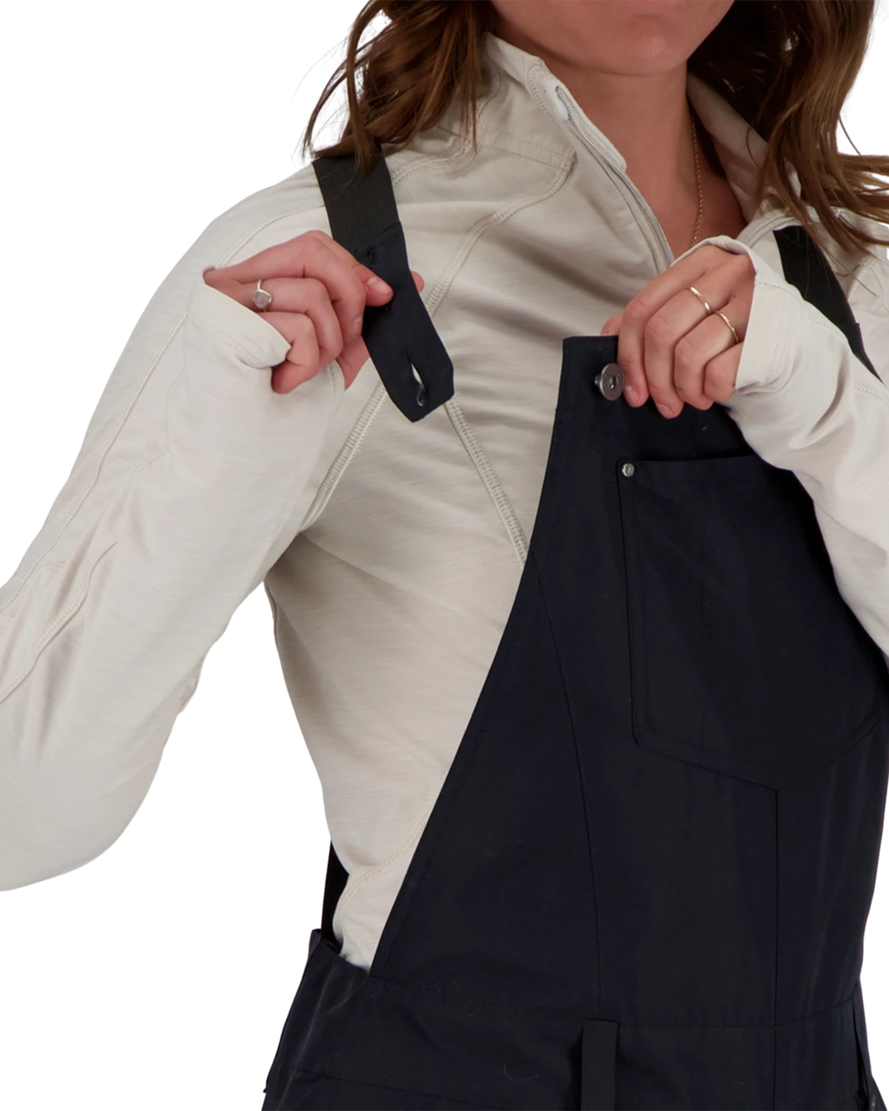 Obermeyer Malta Bib Overalls - Black 10 Obermeyer Malta Bib Overalls - Black - Image 8