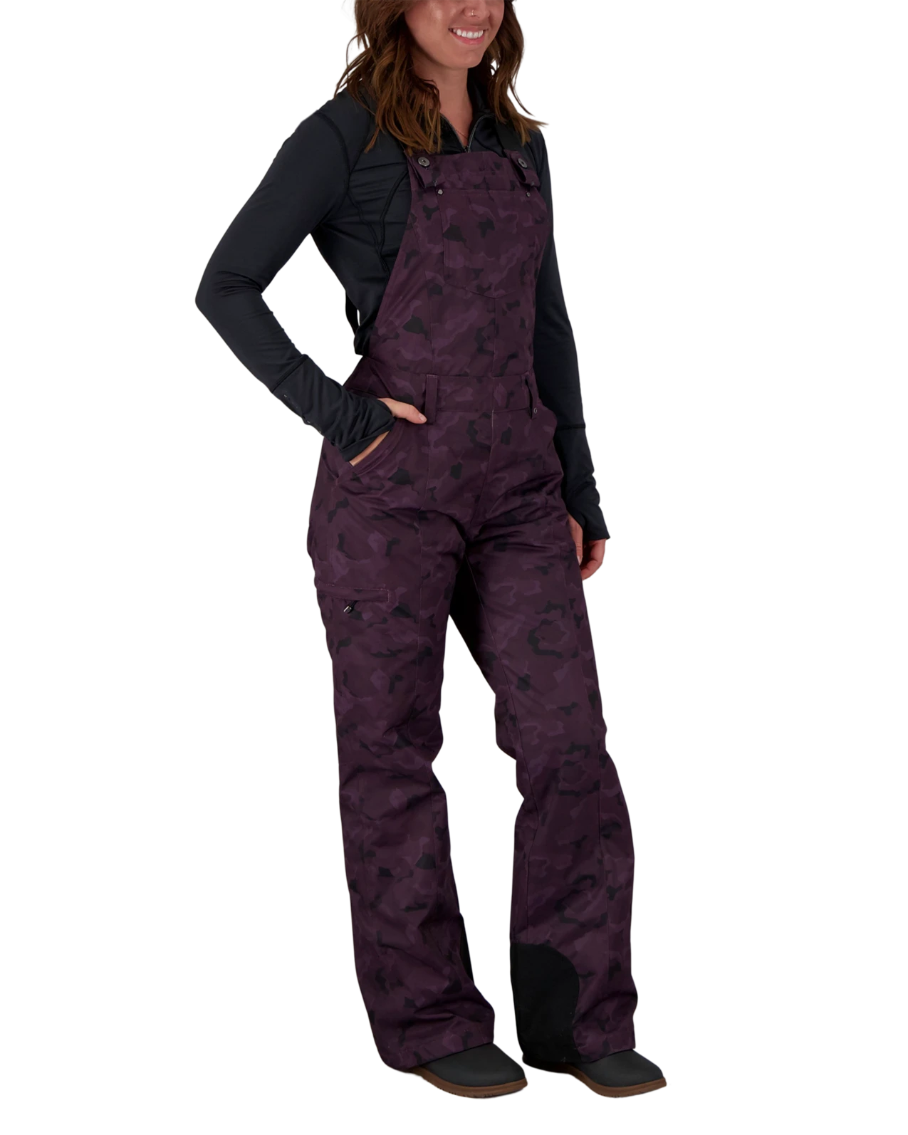 Obermeyer Malta Bib Overalls - Magnetic Camo 5 Obermeyer Malta Bib Overalls - Magnetic Camo - Image 3