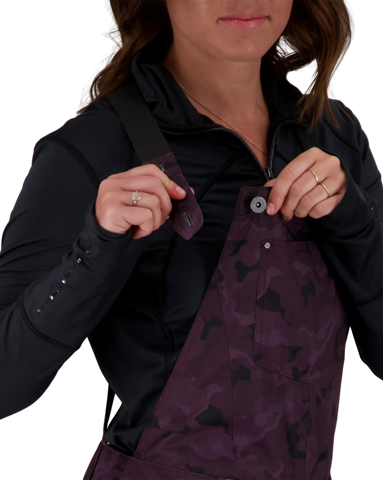 Obermeyer Malta Bib Overalls - Magnetic Camo 10 Obermeyer Malta Bib Overalls - Magnetic Camo - Image 8