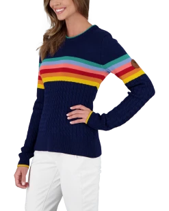 Obermeyer Donna Crewneck Sweater - Navy -Obermeyer Sales Store WebZoom 1605220167 S04 MODSDE