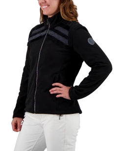Obermeyer Ariadne Fleece Jacket - Black -Obermeyer Sales Store WebZoom 1703416009 S04 MODSDE