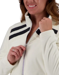 Obermeyer Ariadne Fleece Jacket - White -Obermeyer Sales Store WebZoom 1703416010 S05 MODDET1