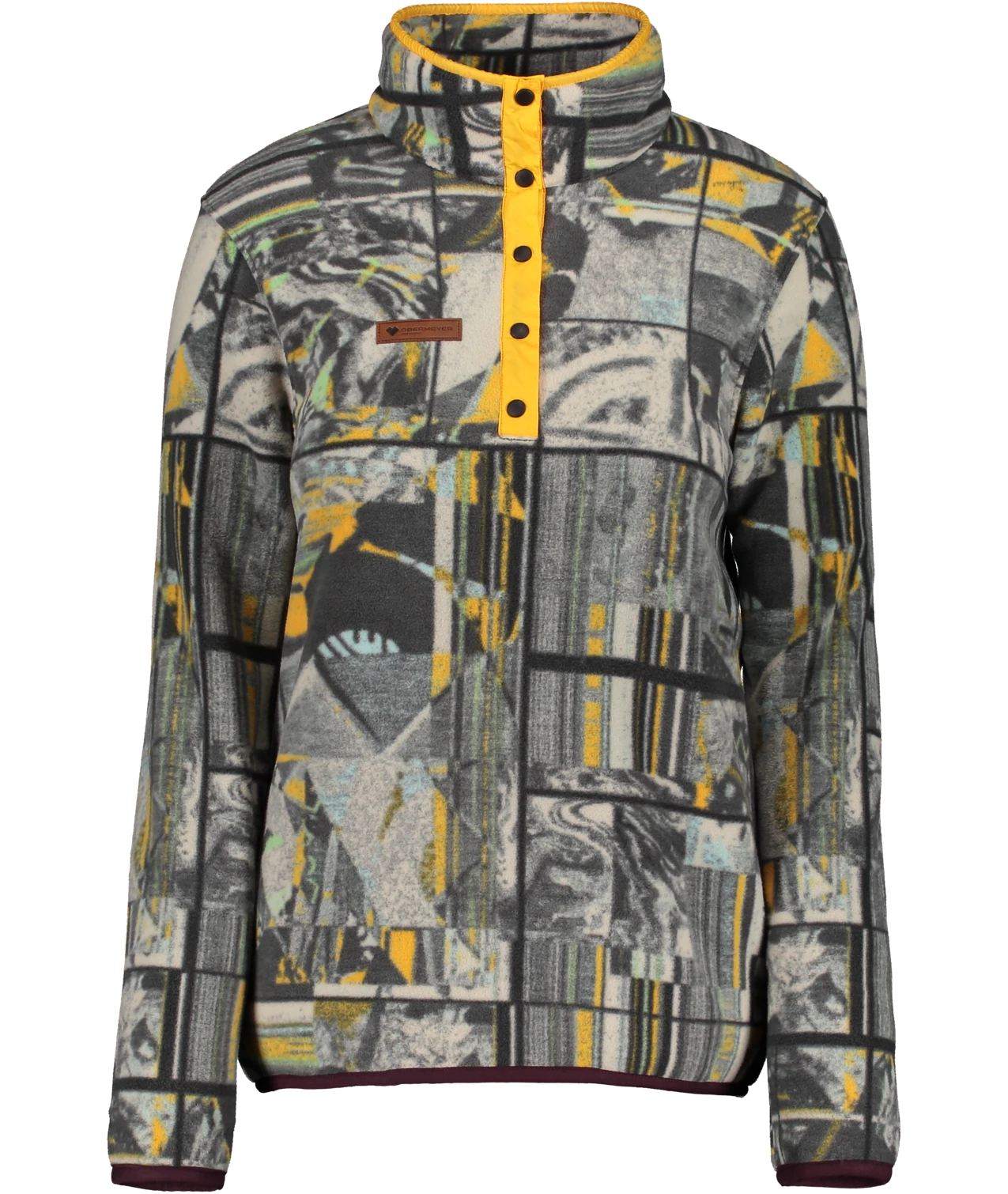 Obermeyer W Boulder Fleece - Retro Static 3 Obermeyer W Boulder Fleece - Retro Static