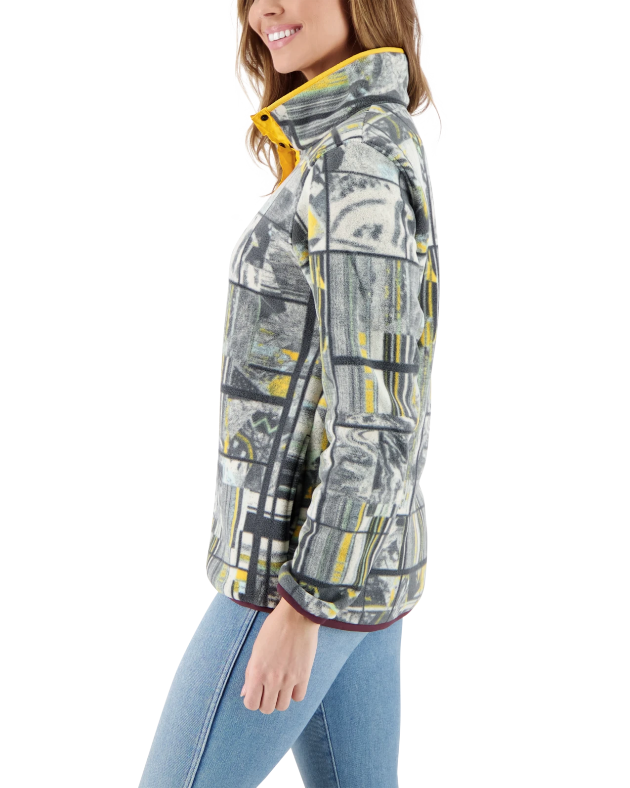 Obermeyer W Boulder Fleece - Retro Static 6 Obermeyer W Boulder Fleece - Retro Static - Image 4