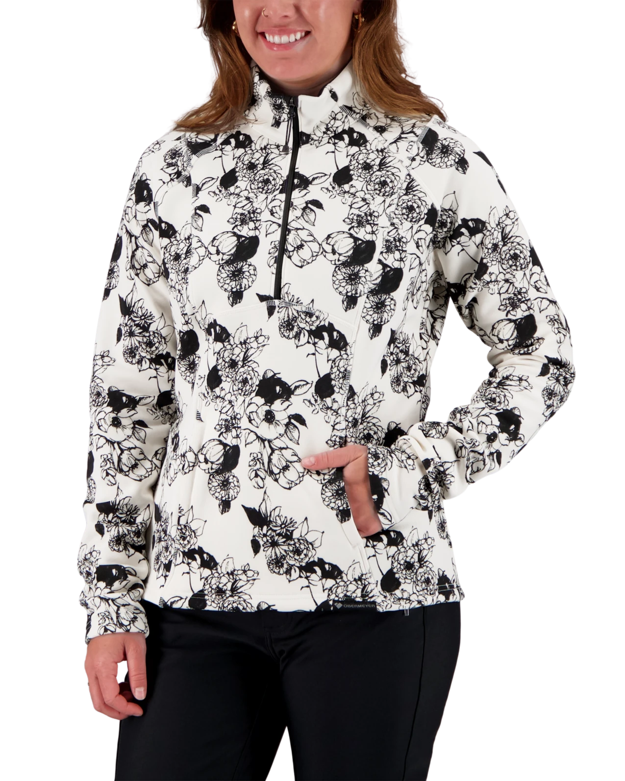 Obermeyer Sonja 1/4 Zip - First Snow 3 Obermeyer Sonja 1/4 Zip - First Snow