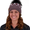 Obermeyer Fair Isle Faux Fur Pom Beanie - Purple Reign -Obermeyer Sales Store WebZoom 1806821179 S01 MODFRT