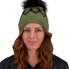 Obermeyer Fair Isle Faux Fur Pom Beanie - Saguaro -Obermeyer Sales Store WebZoom 1806821189 S01 MODFRT