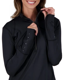 Obermeyer Anya 1/2 Zip - Black -Obermeyer Sales Store WebZoom 1902216009 S06 MODDET2