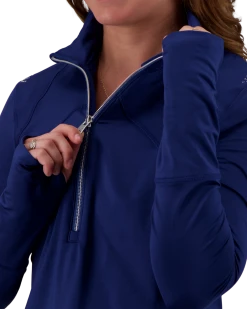 Obermeyer Anya 1/2 Zip - Navy -Obermeyer Sales Store WebZoom 1902220167 S05 MODDET1