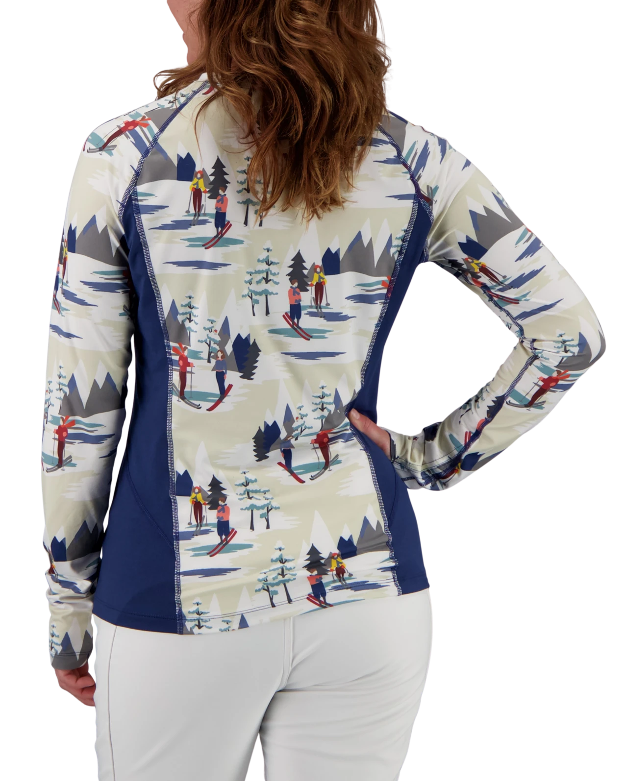 Obermeyer Discover Baselayer Crew - Alpine Time 4 Obermeyer Discover Baselayer Crew - Alpine Time - Image 2