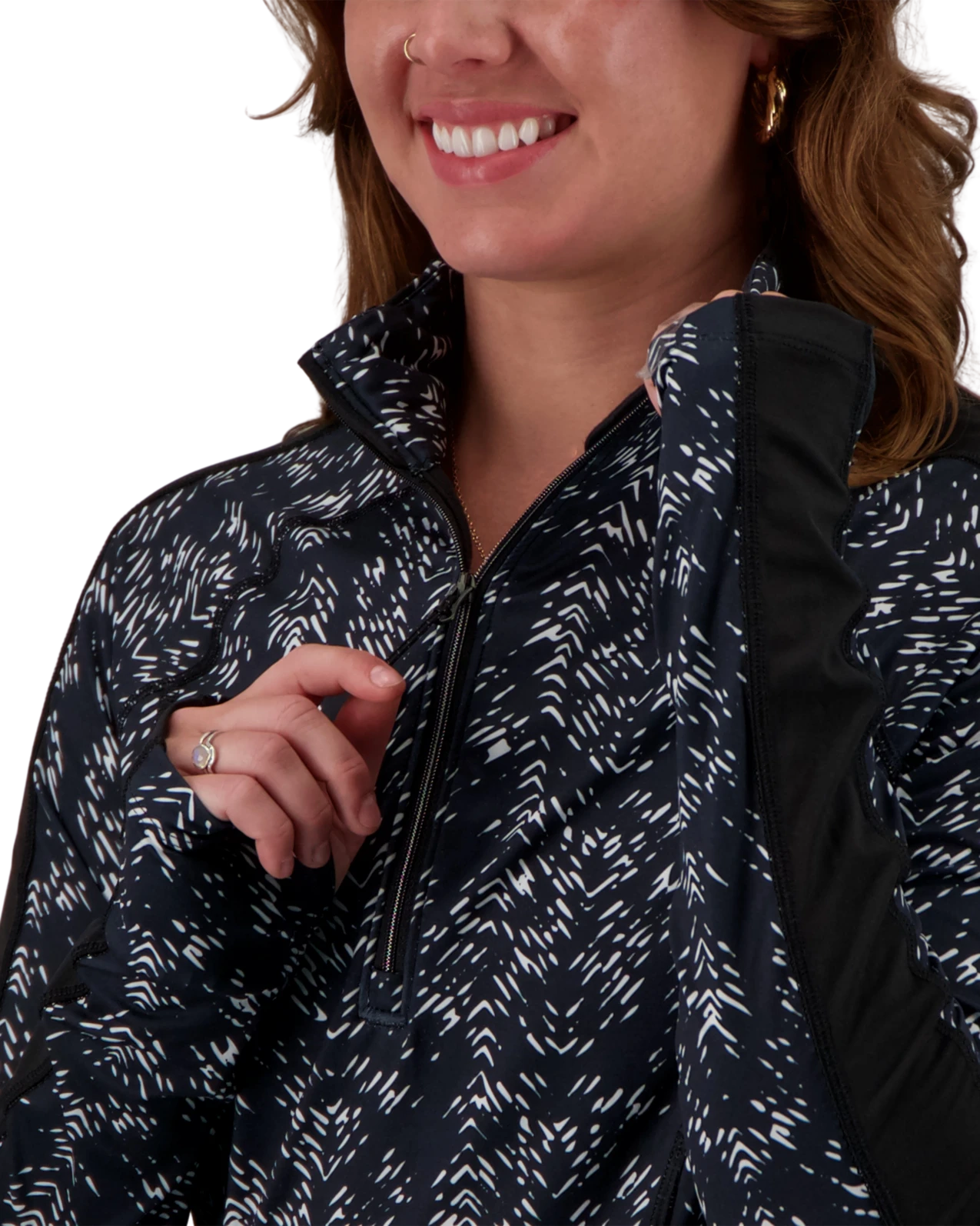 Obermeyer Discover 1/4 Zip Baselayer Top - Expert Only 6 Obermeyer Discover 1/4 Zip Baselayer Top - Expert Only - Image 4