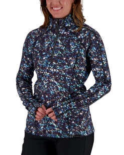 Obermeyer Discover 1/4 Zip Baselayer Top - Supernova