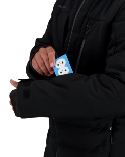 Obermeyer Caldera Down Hybrid Jacket - Black -Obermeyer Sales Store WebZoom 2101416009 S05 MODDET1