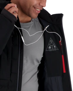 Obermeyer Caldera Down Hybrid Jacket - Black -Obermeyer Sales Store WebZoom 2101416009 S10 MODDET6