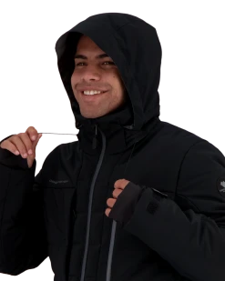 Obermeyer Caldera Down Hybrid Jacket - Black -Obermeyer Sales Store WebZoom 2101416009 S13 MODDET9