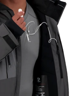 Obermeyer Iba Down Hybrid Jacket - Coal -Obermeyer Sales Store WebZoom 2104120004 S09 MODDET5