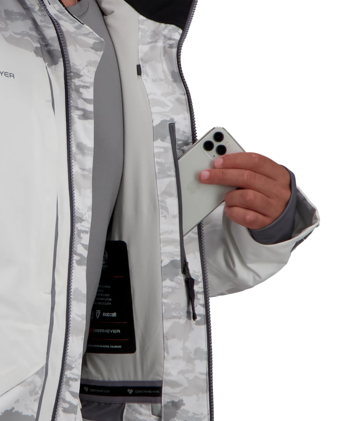 Obermeyer Kodiak Jacket - Snow Squall 10 Obermeyer Kodiak Jacket - Snow Squall - Image 8